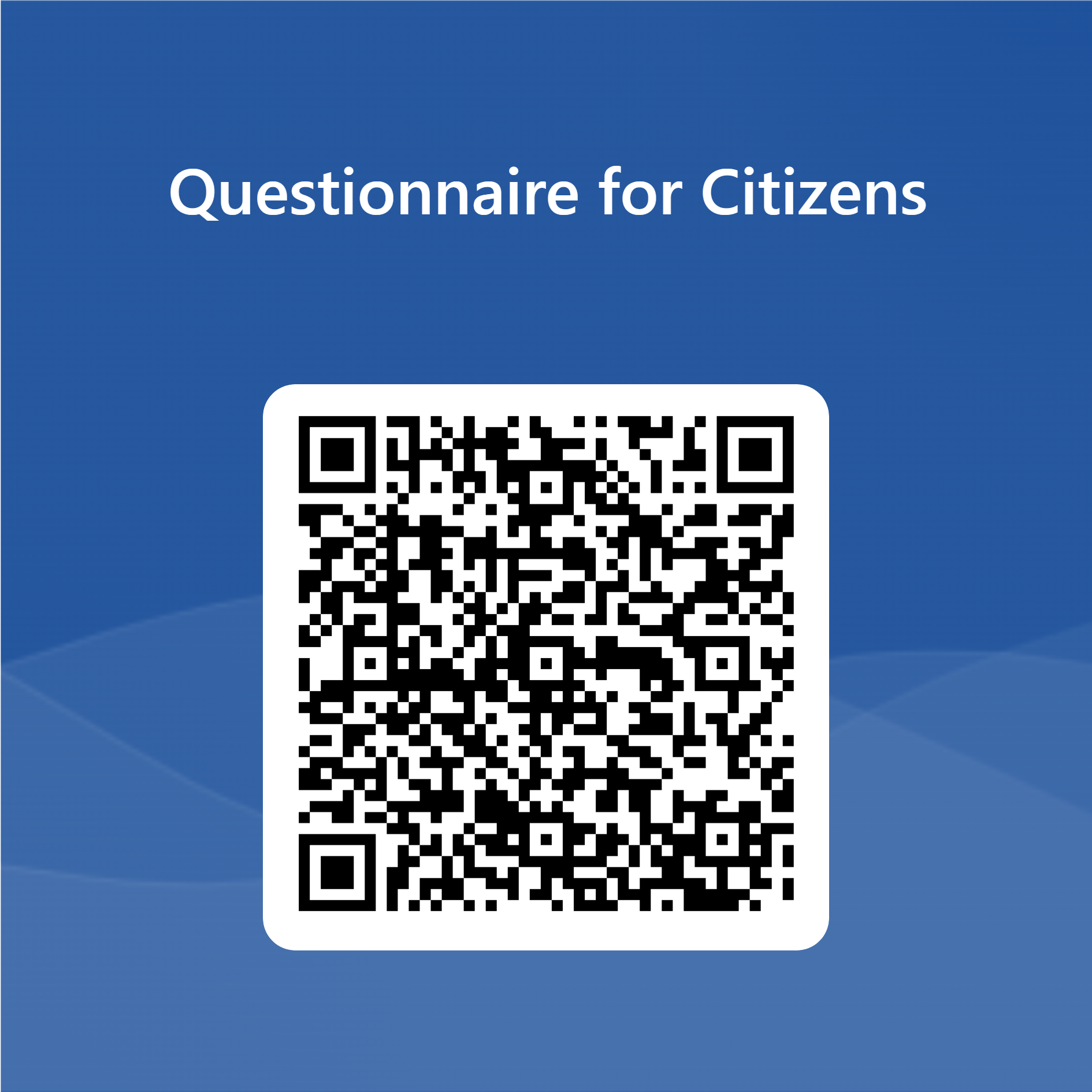 QRCode for Questionnaire for Citizens